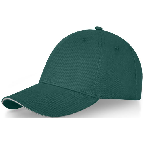 Casquette sandwich publicitaire 6 panneaux Darton Vert forêt